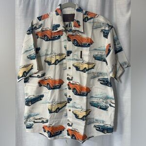 Men’s Shirt Causal Button Down Shirt Size Large